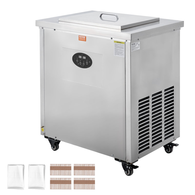 Commercial Grade Stainless Steel Ice Popsicle Machine with Hand Crank