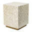 Square Capiz Stool
