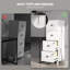 Lateral File Cabinet with 4 Drawer, Lock, for A4 Letter-661884386