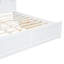 Lit plateforme très grand en bois antique avec tête de lit multifonctionnelle, tiroir -, aucun sommier nécessaire, raccordement multiple-731960779