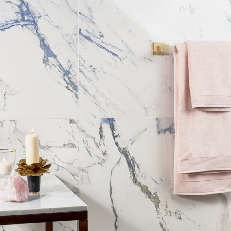 Calacatta Azur 24X48 Polished Porcelain Tile