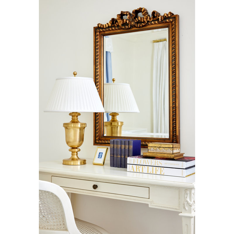 Clarence Beveled Mirror, 36" x 24", Pink