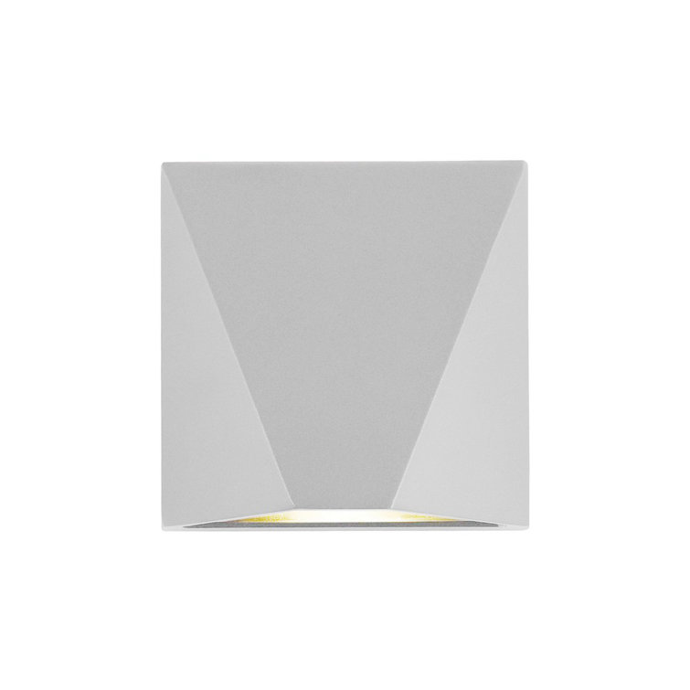 Chrishonna LED Flush Mounted Sconce-Modern Geometric Wall Sconce – Square LED Shadow Box Lamp by Mossodor, Elegant Indoor Lighting