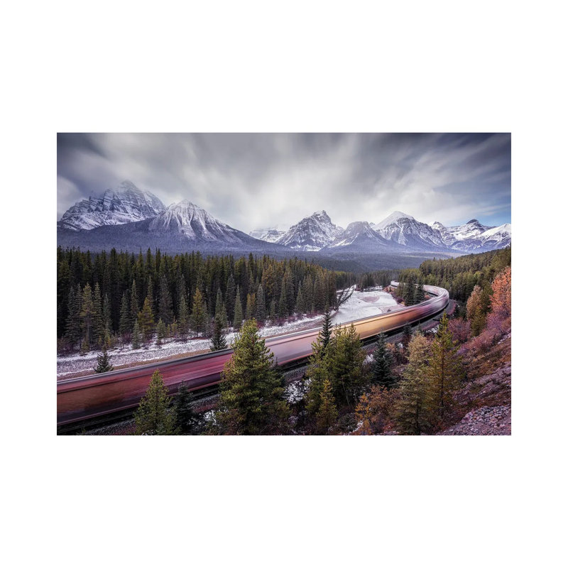Fast Train by Jorge Ruiz Dueso - Wrapped Canvas Print, 101.6 cm H x 66.04 cm W x 3.175 cm D