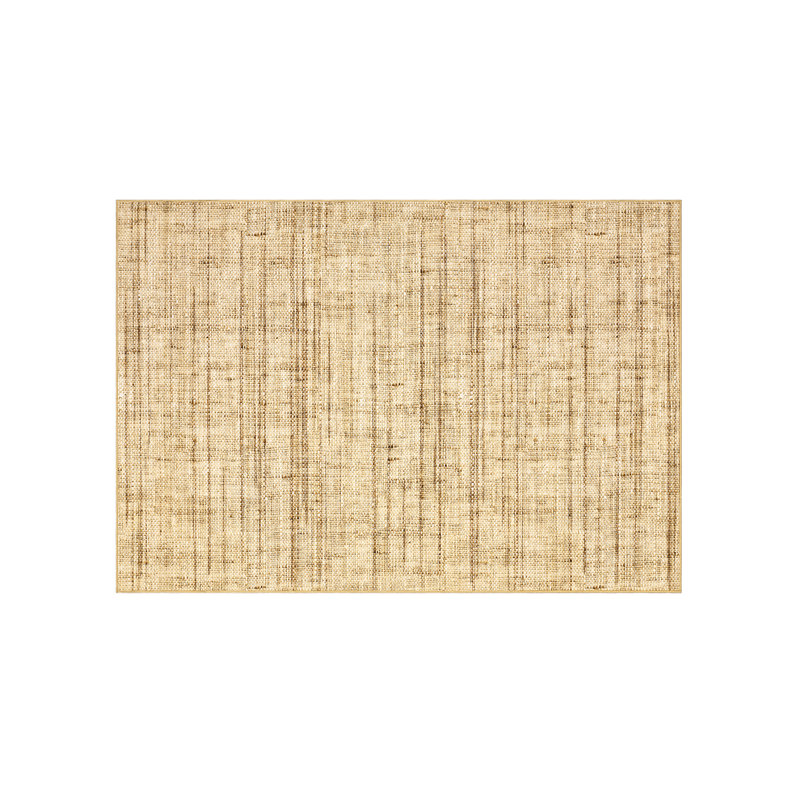 Large Rug for Bedroom Living Room 8x10 Washable Abstract Strip Design Print Area Rug Non-Slip Indoor Floor Carpet Low Pile Foldable Modern Contemporary Accent Carpet, Khaki
