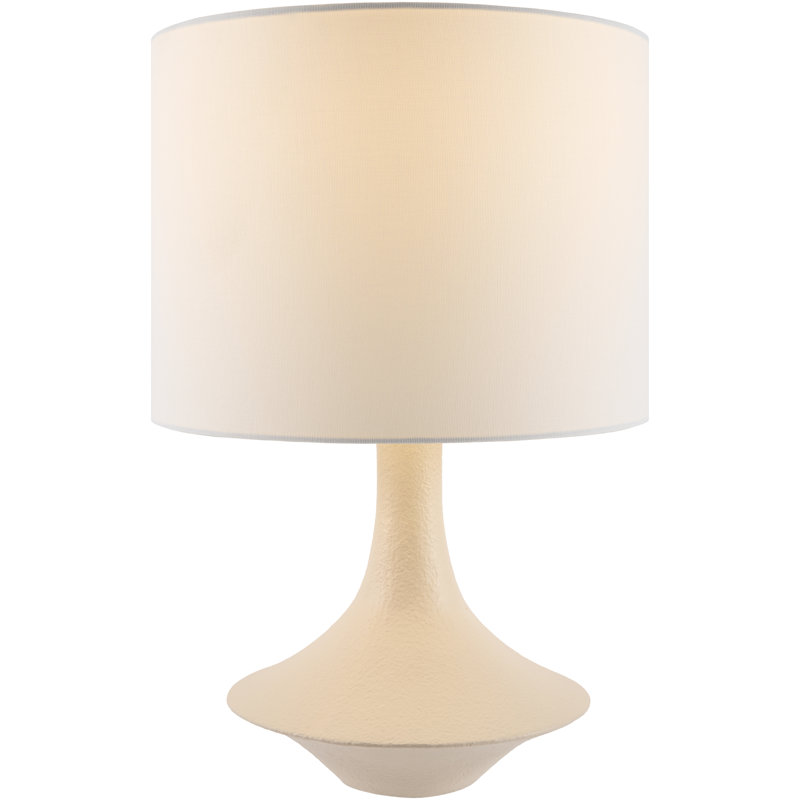Lampe de table en résine Marie, Crème