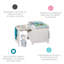 Woodmore Changing Table with Bath