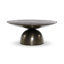 Table basse Davie Corbett - Marbre taupe crémeux