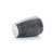 17.1'' H Ceramic Round Planter, Indoor Outdoor Gray Cylindrical Flower Pot with Drainage Hole
