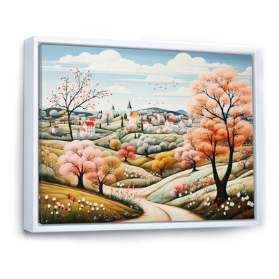 «Countryside Early Spring Landscape II», reproduction sur toile