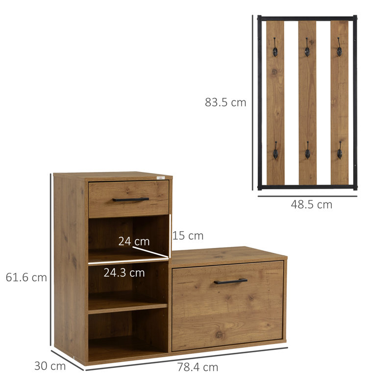 3 Pair Shoe Storage Cabinet