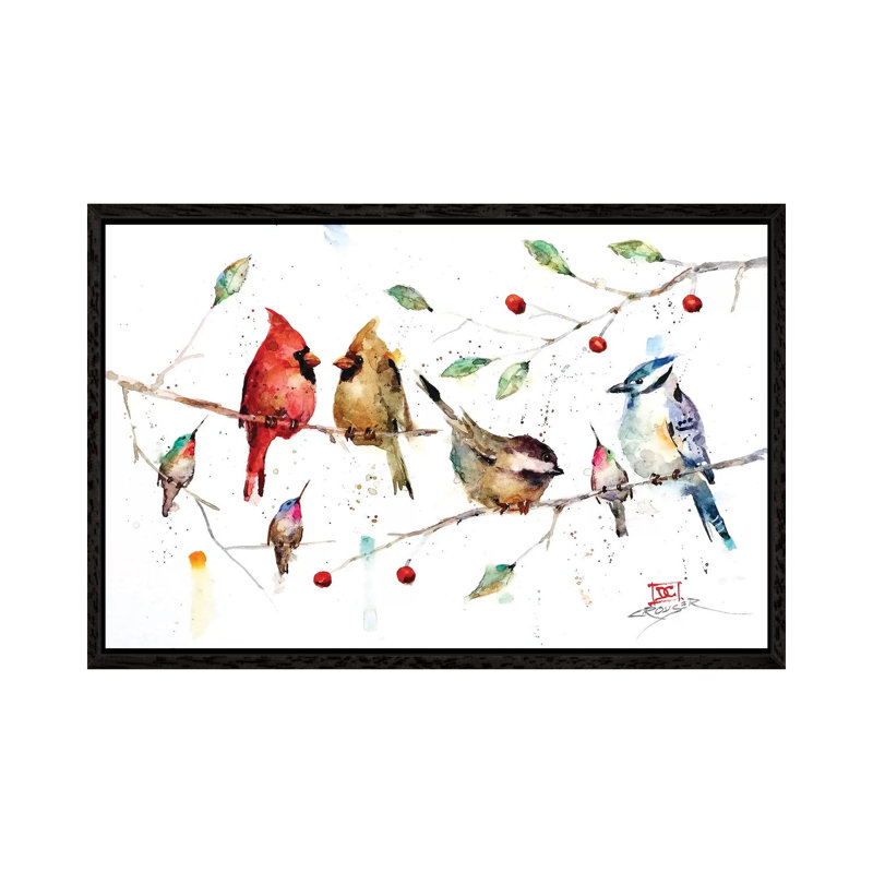 Happy Times by Dean Crouser - Painting on Canvas, Black Framed, 66.04 cm H x 45.72 cm W