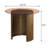 Zuhaib Glass Top End Table