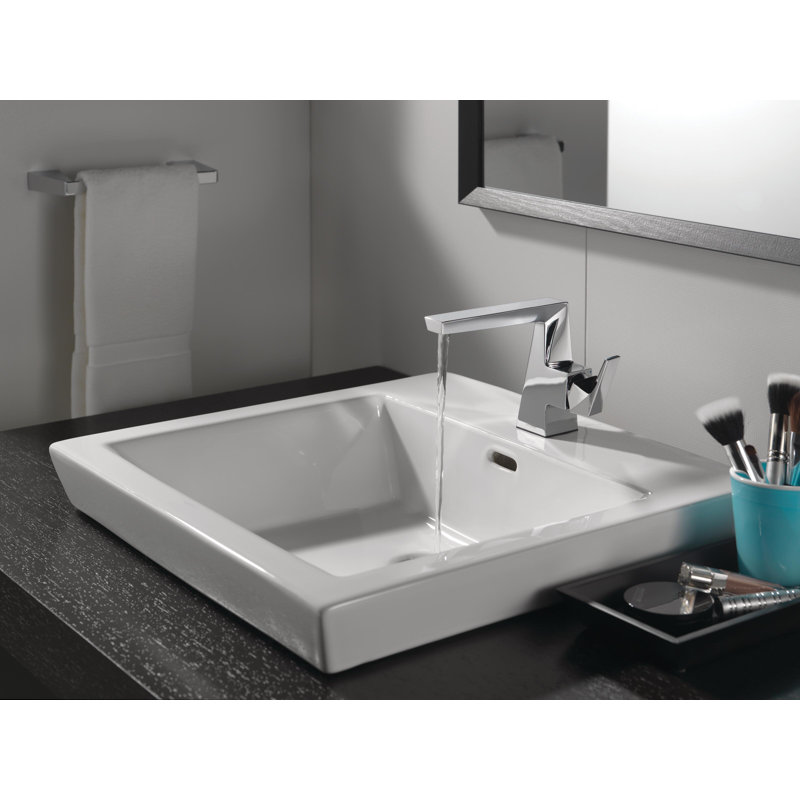 Single Handle Bathroom Faucet, Lumicoat Chrome