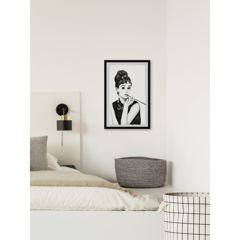 Fabulous Shirley by Marmont Hill - Single Picture Frame Painting, 45cm H x 38cm W