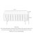 Scandinavian Minimalist Pleated Solid Wood Storage Ottoman