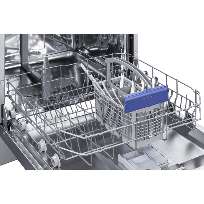 Summit 24" Stainless Steel Built-In Dishwasher with Top Control Panel
