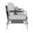 Fern Aluminum & Wicker Outdoor Loveseat with Cushions & Sunbrella Pillows-100207703