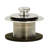 Twist & Close Bathtub Drain Trim with 2-Hole Faceplate and Adapter Bushing-37144410