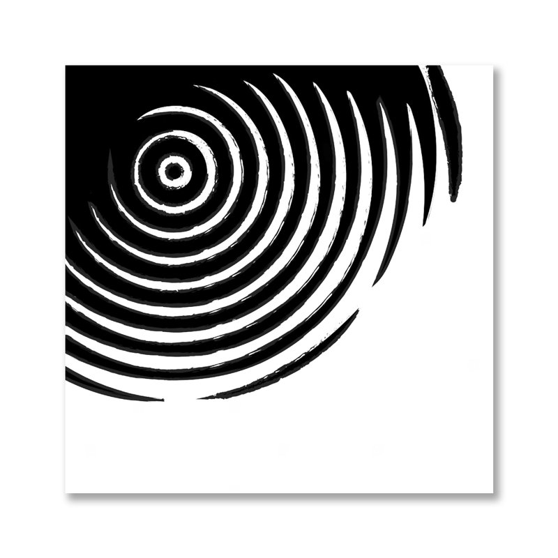 Harmonie - peinture sans cadre, H 24 po x l 24 po, Acrylique