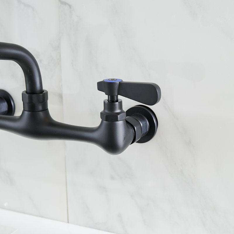 VIBRANTBATH Kitchen Faucet, 8, Polished Chrome-10 Inches