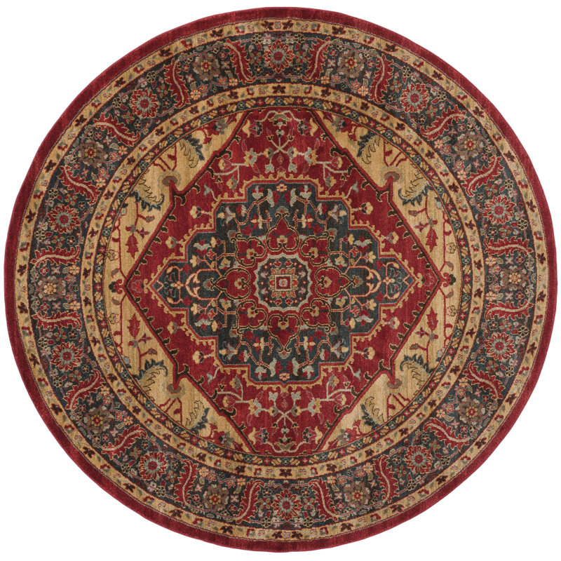 Pennypacker Performance Oriental Rug, Round 6'7"