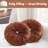 PUMPKIN JEWEL Velvet Round Decorative Pillow for Couch Decor (15-Inch)-261998477