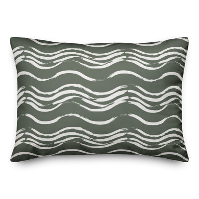 Coussin extérieur Black Waves