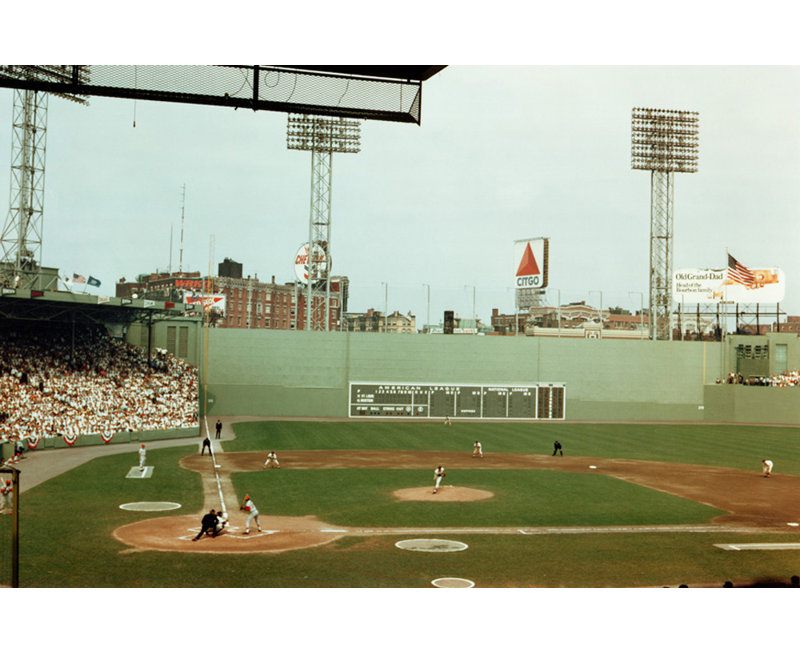 «The First Pitch» à Fenway, de Jim Lonborg à Lou Brock (World Series), H 12 po x l 18 po