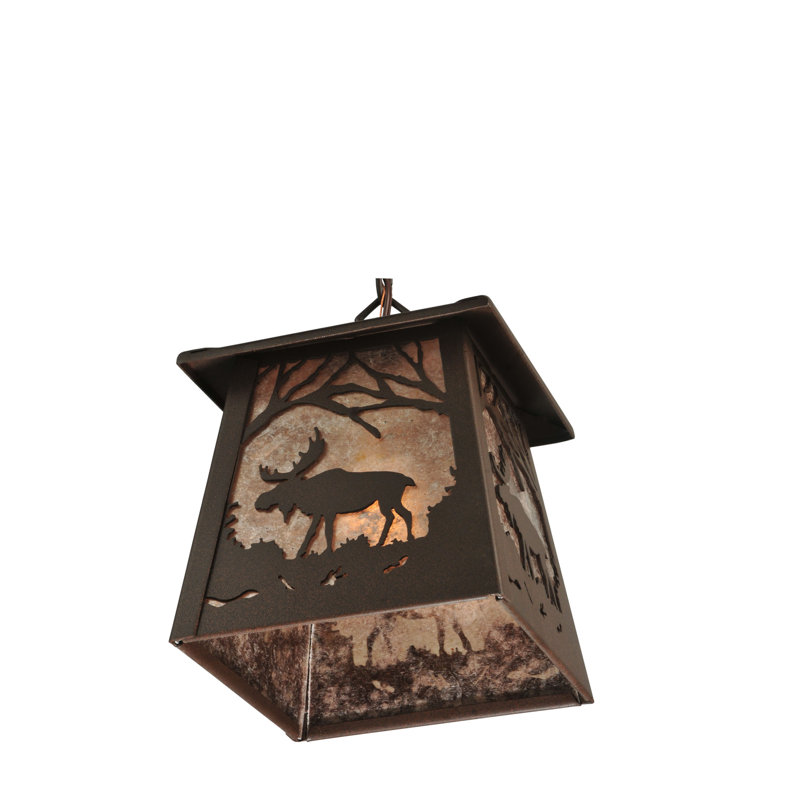 Luminaire suspendu géométrique 1 lumières lanterne