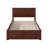 Nantucket Solid Wood Platform Bed with Panel Footboard and Storage Drawers-96140422-96140421
