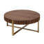 Modern Round Coffee Table with Metal Legs-514681569