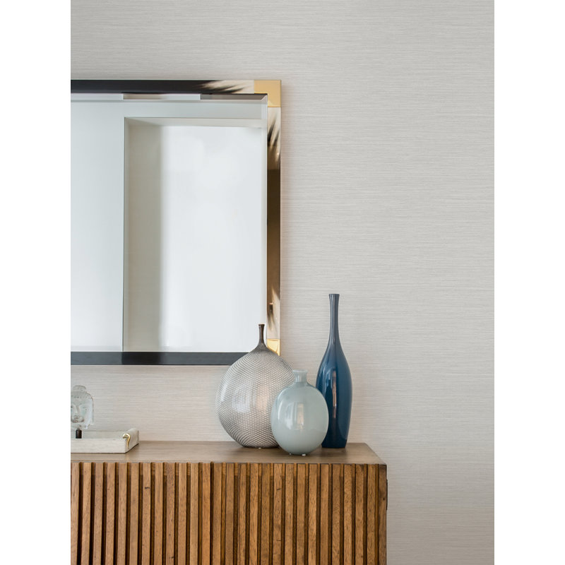 Woodbridge Wallpaper Roll, Light Grey