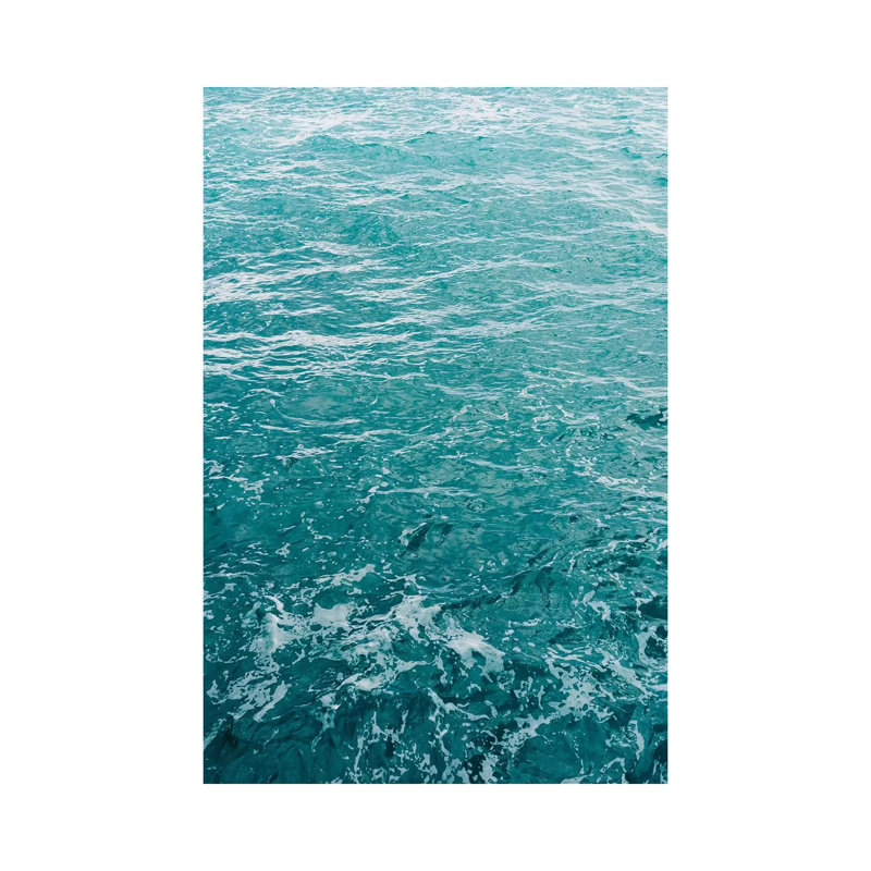 Amalfi Coast Water XII 1 Piece Wall Art on Canvas, 101.6cm H x 66.04cm W x 1.91cm D, Wrapped Canvas