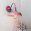 Luminaire de grange d'extérieur rose Fredericktown-702222571