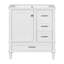 Ensemble de meuble-lavabo moderne avec meuble-lavabo, armoire de rangement avec porte à fermeture douce et 3 tiroirs