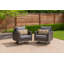 2Pc Sunbrella Outdoor Motion Club Chairs - Red, Grey-1771713093-1771713100