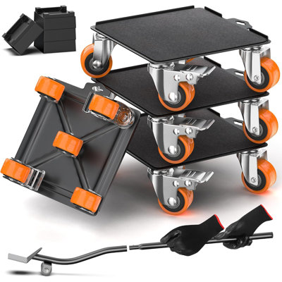 2000 lb Capacity - Heavy Duty Furniture Movers with Wheels and Moving Dolly