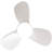 Corabelle 23" 3-Blade Modern Flush Mount Small Ceiling Fan with Remote Control and Light Kit Included, White-1776631203