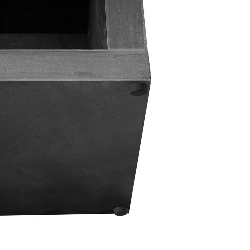 Console étroite avec conception symétrique, table d'entrée rétro avec tablette ouverte à 2 niveaux pour le couloir et le salon