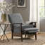 Fauteuil inclinable manuel manuel en bois de 24,75 po de largeur-1710937097