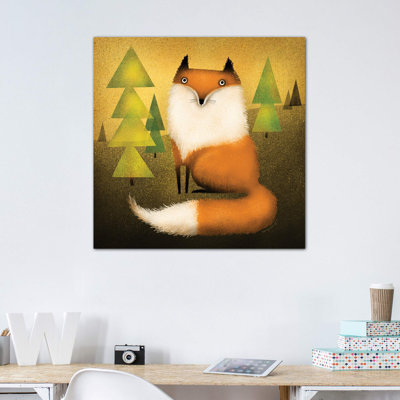 «Fox in Woods» par Terry Runyan - reproduction