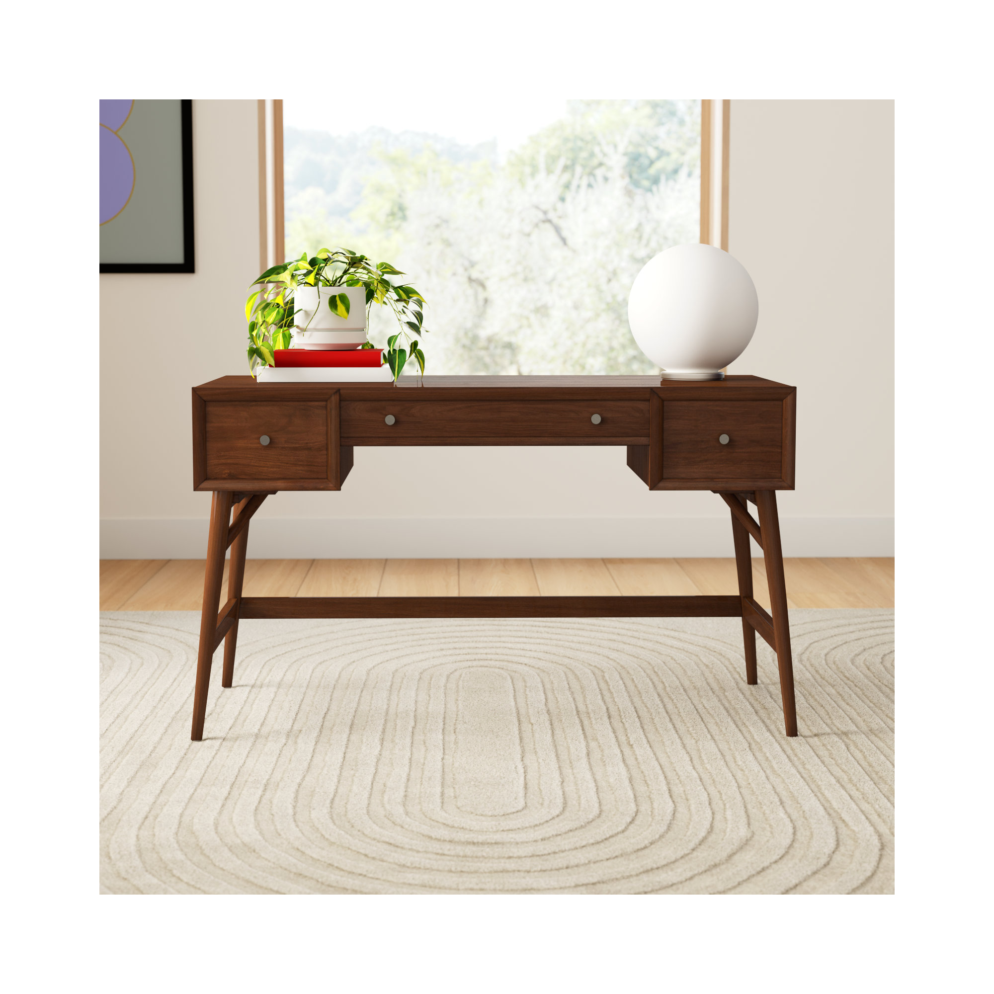 Norberg Desk, 30" H x 51.25" W x 24" D
