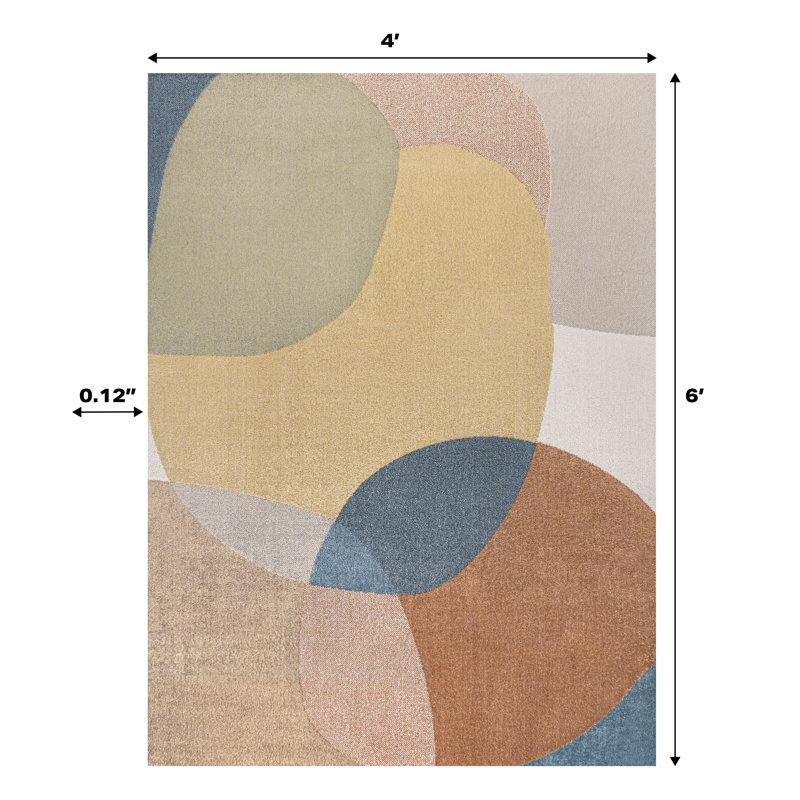 Tapis rectangulaire Bystrc, Rectangle 4 pi x 6 pi