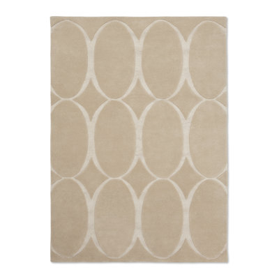 Renaissance Geometric Area Rug in Beige