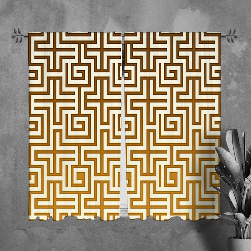 Paire de rideaux obscurcissant en polyester Otthard, L 20 po x L 61 po