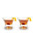 Raye Heavy Base Stemless Crystal Manhattan Glasses
