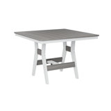 Berlin Gardens Harbor Regular Top With White Base Square Bar Table