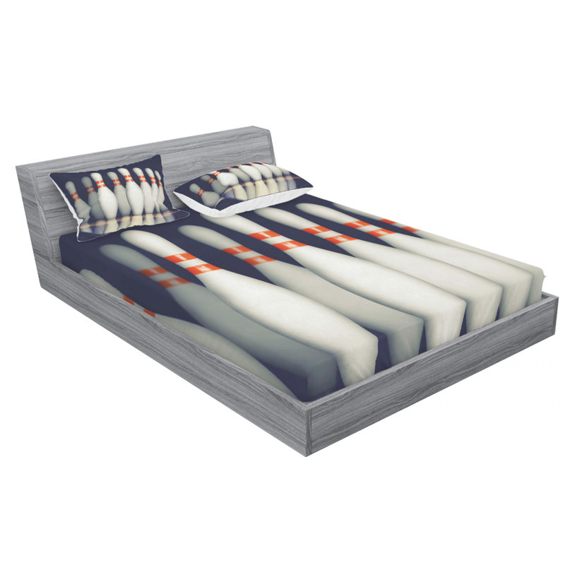 Microfiber Sheet Set, Queen Sheet Set + Fitted Sheet + 2 Pillowcases