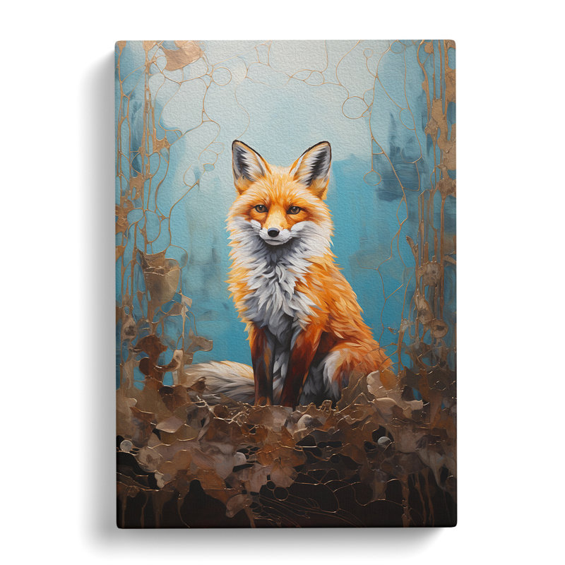 Fox Modern No.3 - Print, 50cm H x 35cm W x 3cm D